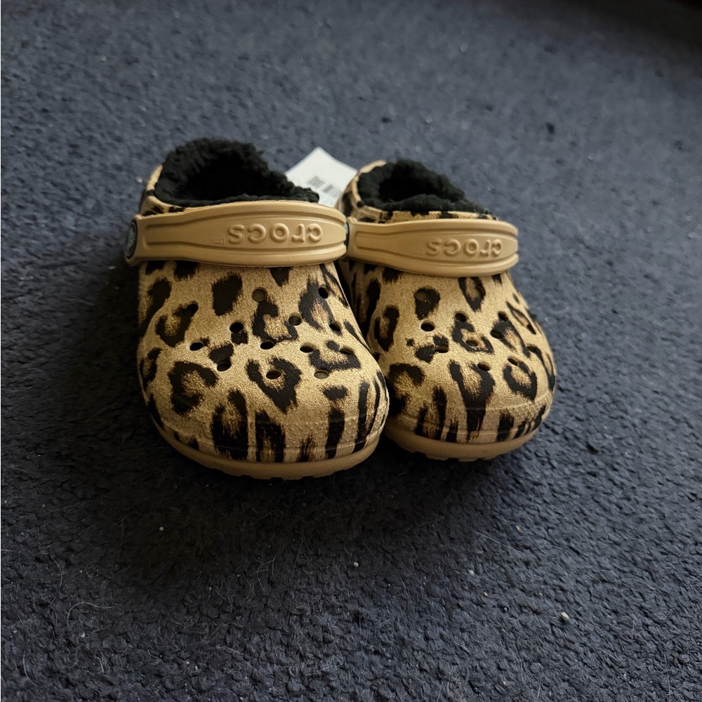 CROCS Leopard Pattern Clogs